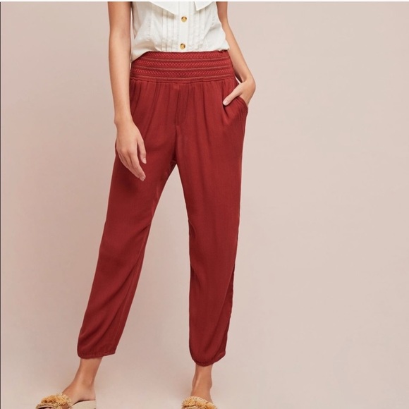 Anthropologie Pants - Anthropologie Sulawesi smocked joggers